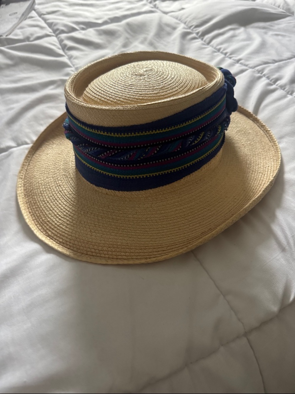 Classic genuine handcrafted Hat from Guatemala with wrap trim